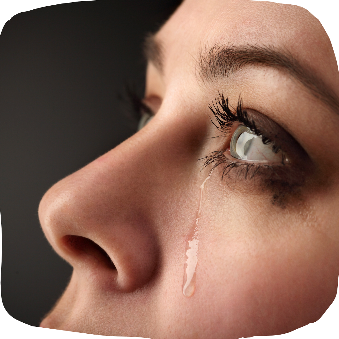 Childless women crying