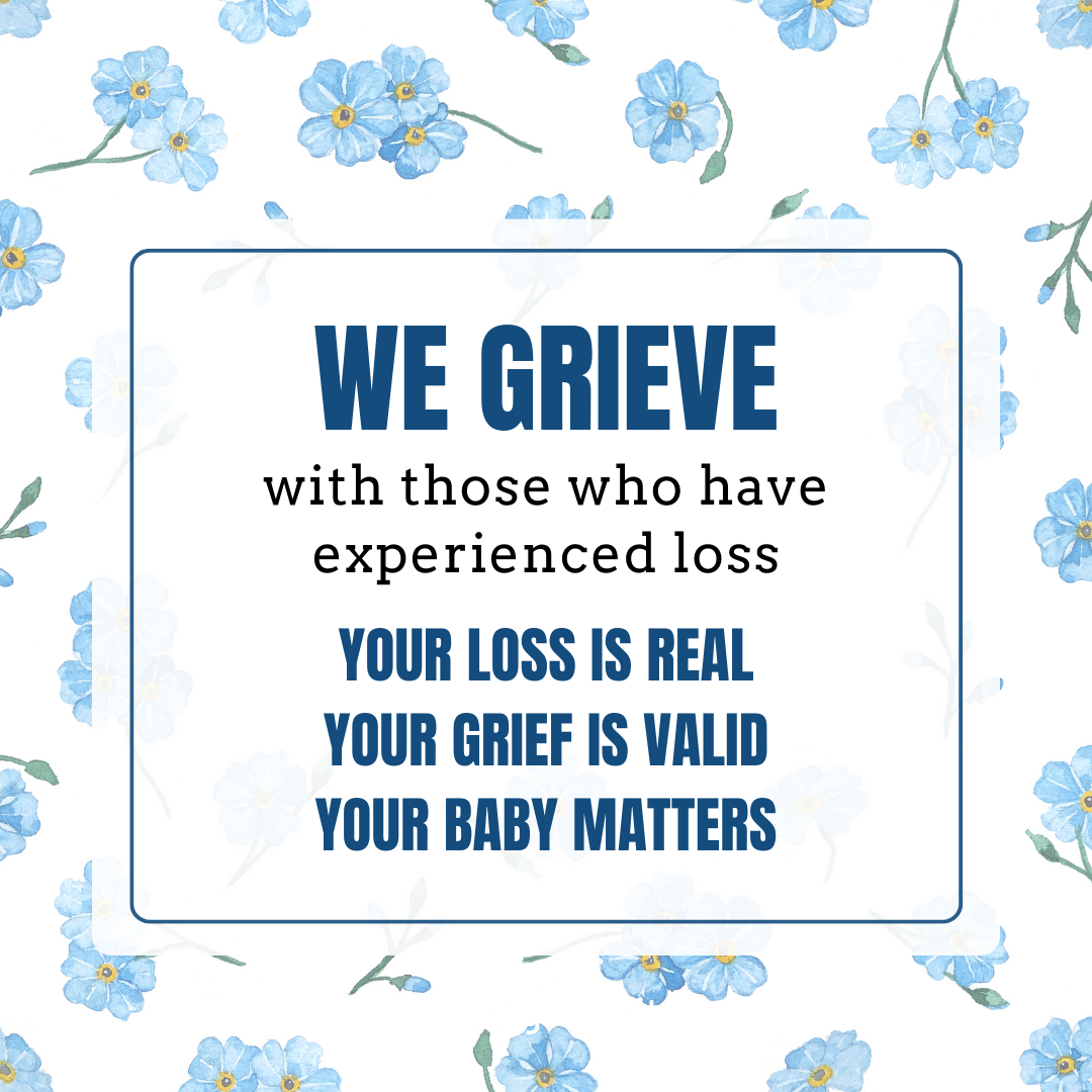 We grieve with those who have experienced loss