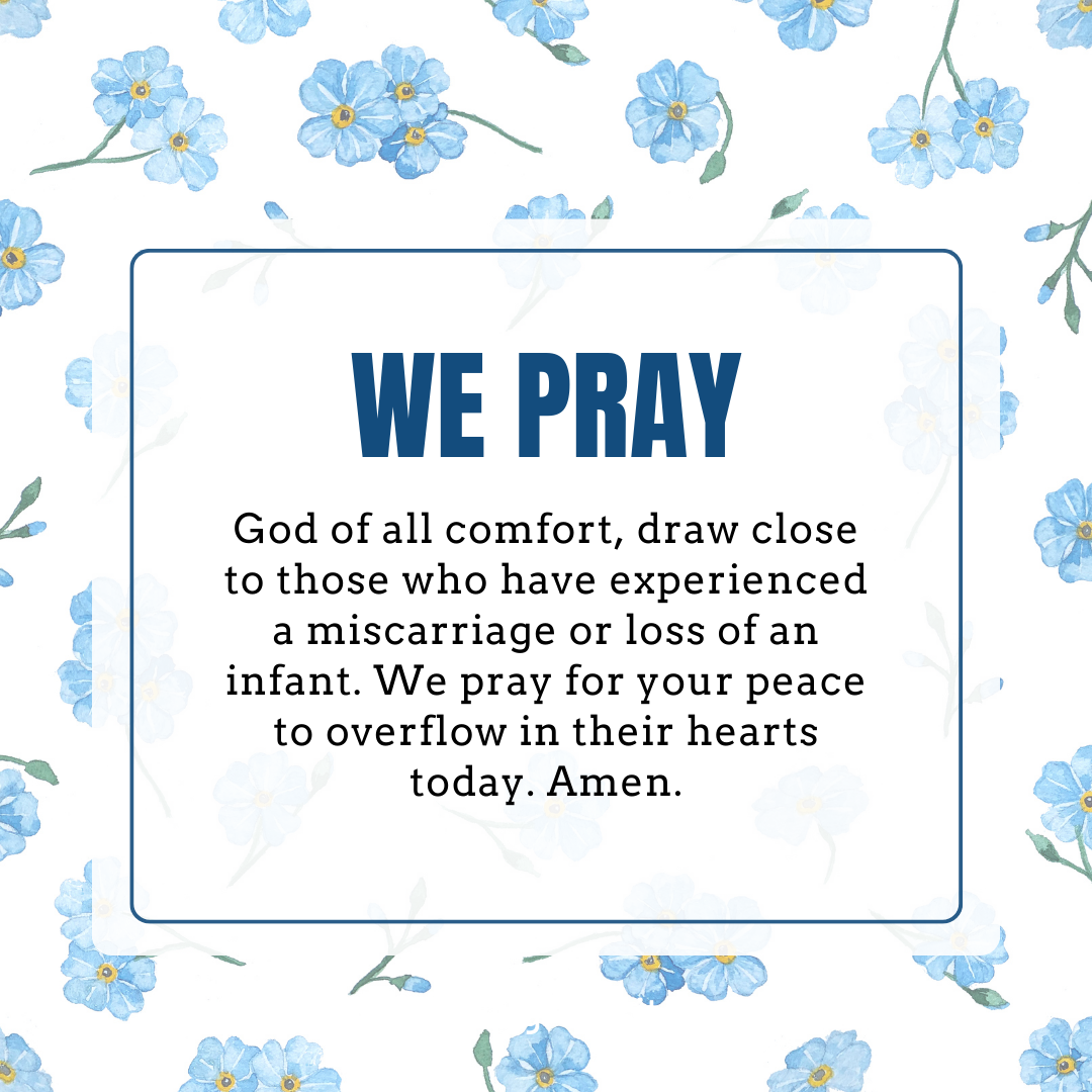 We pray for peace to overflow in the hearts of those who grieve today